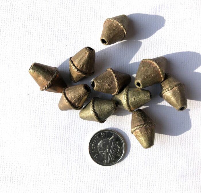 Bicone Brass Beads - Image 2