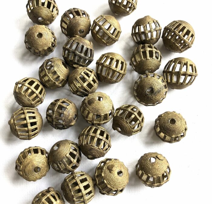20mm Brass Filligree Beads