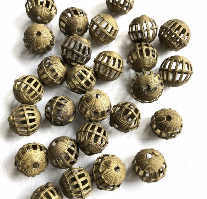 20mm Brass Filligree Beads - Image 2