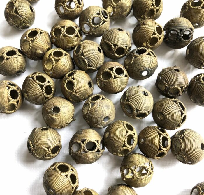 20mm Brass Round Beads