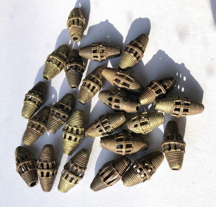 30mm Brass Filligree Beads