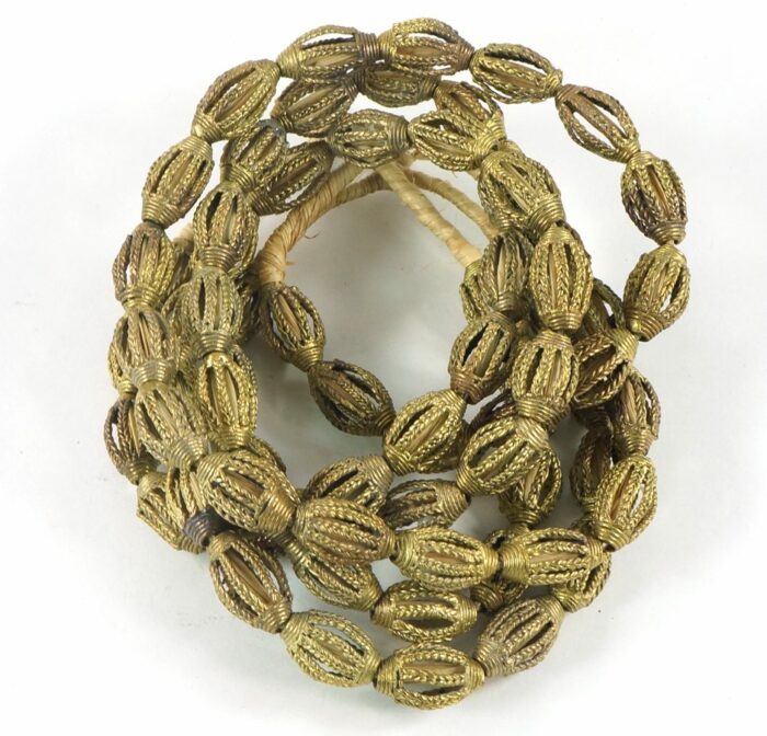 21mm Brass Filligree Beads