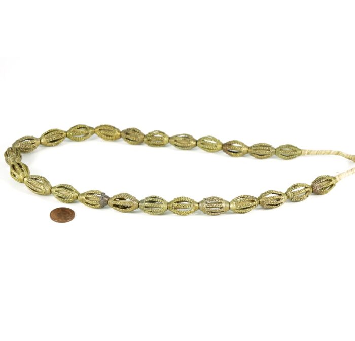 21mm Brass Filligree Beads - Image 3
