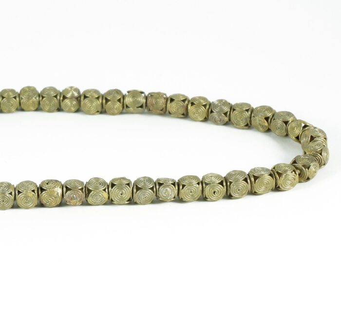 10mm Brass  Square Beads - Image 2