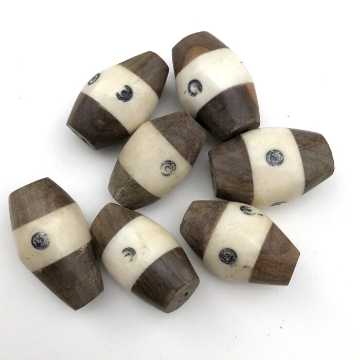 African Wood and Bone Beads