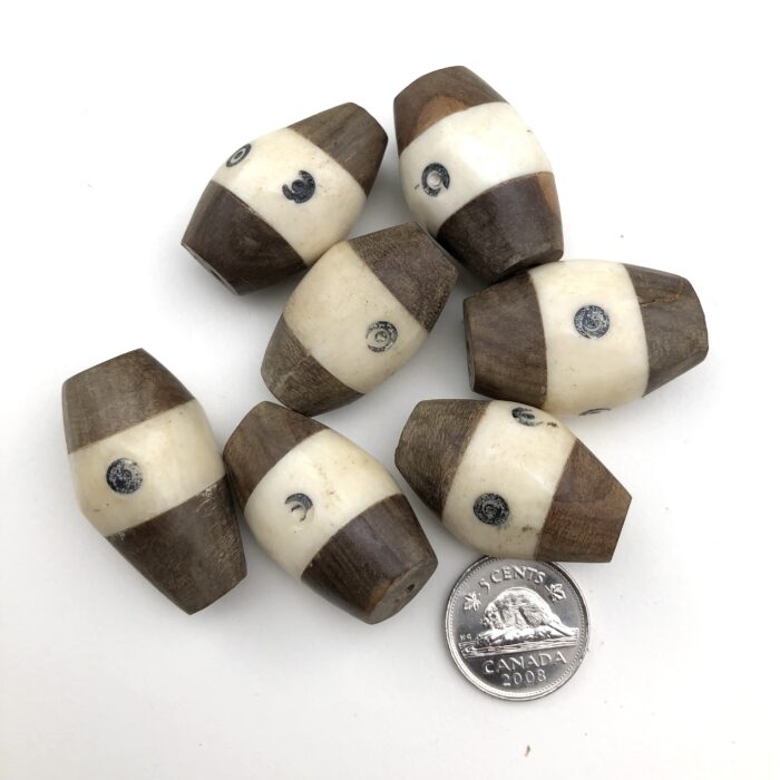 African Wood and Bone Beads