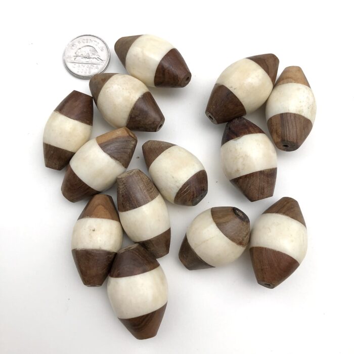 African Wood and Bone Beads