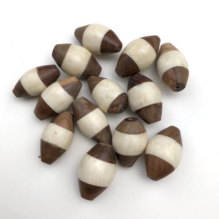 African Wood and Bone Beads