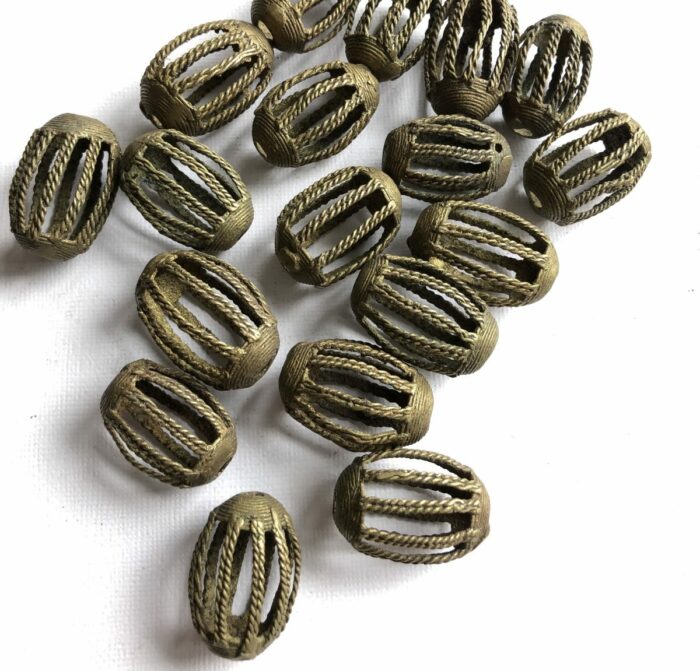 Filligree Brass Beads