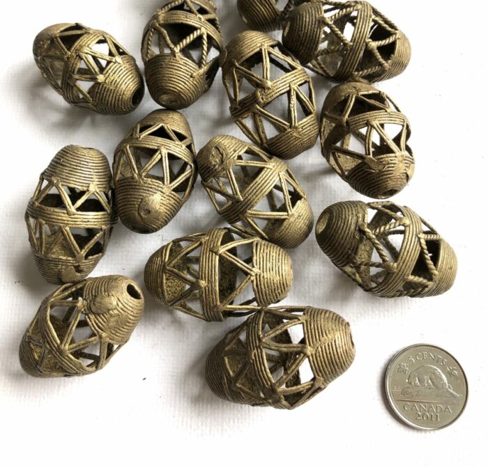 Filligree Brass Beads - Image 2