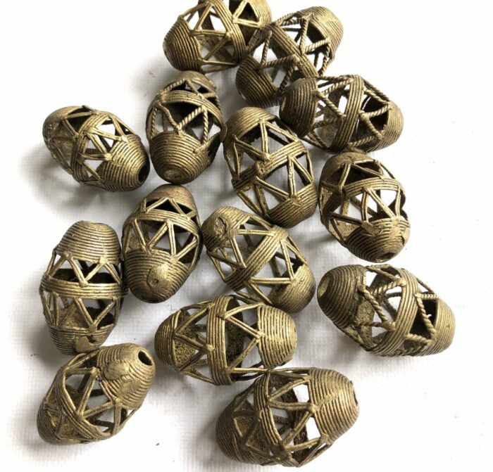 Filligree Brass Beads