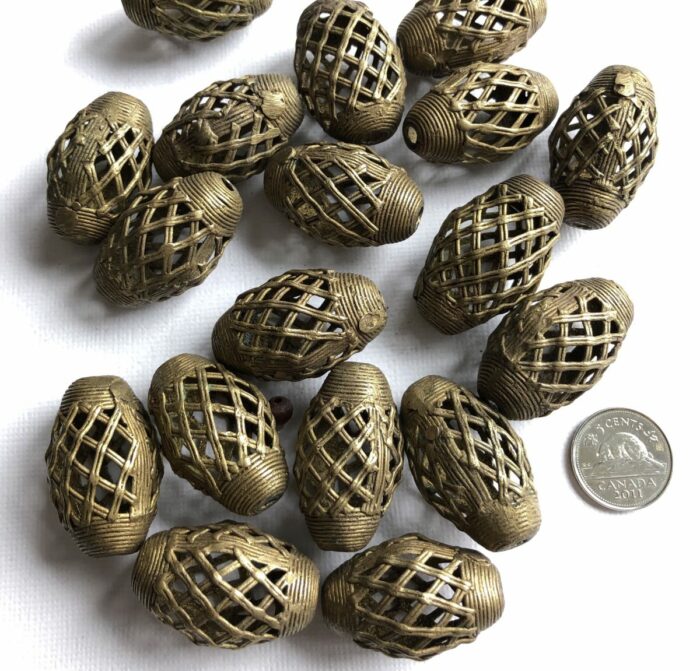 Filligree Brass Beads - Image 2