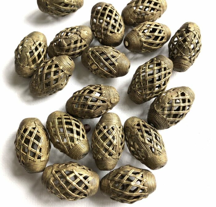 Filligree Brass Beads