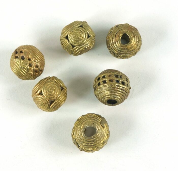 Round Brass Beads