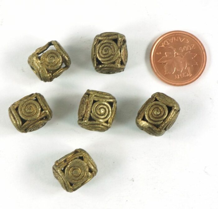 Square Brass Beads - Image 2