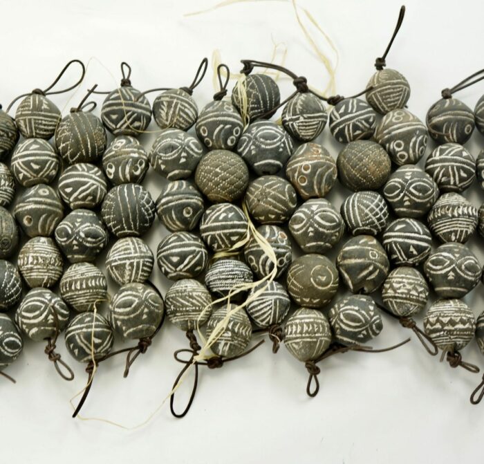 Mali Clay Spindle Beads - Image 2