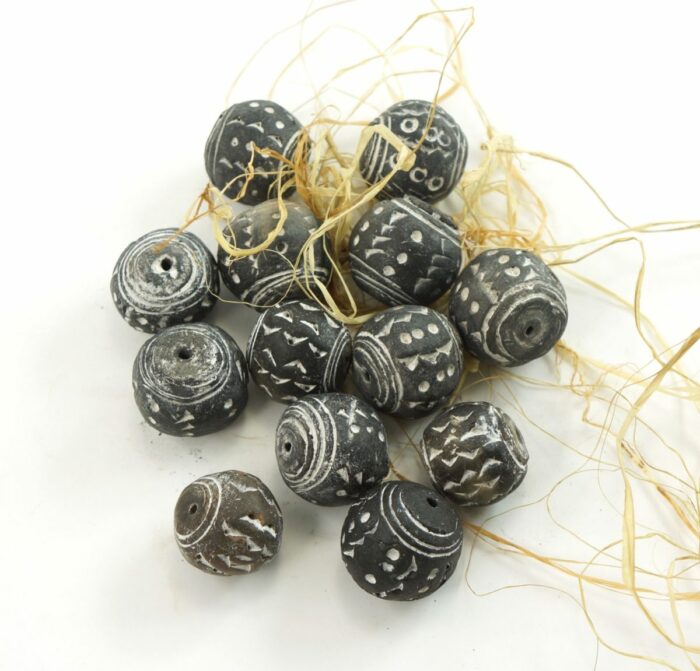 Mali Clay Spindle Bead
