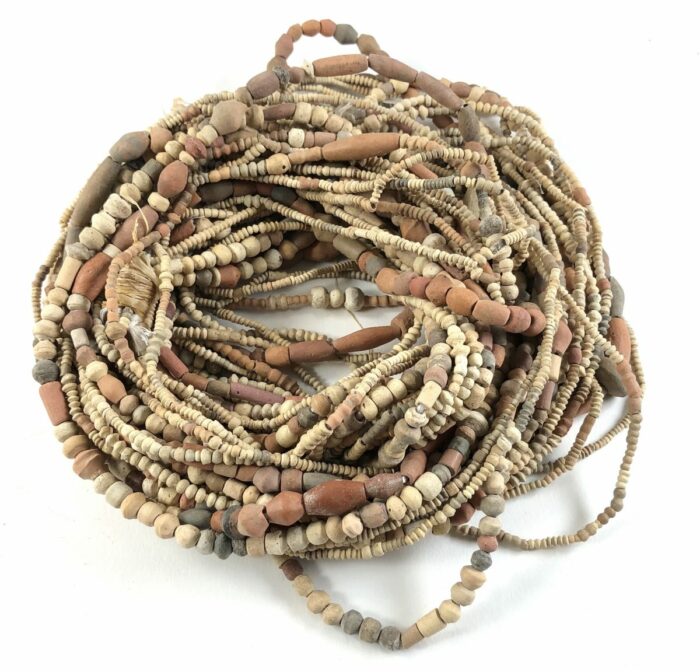 5 strands Tiny Mali Clay Beads