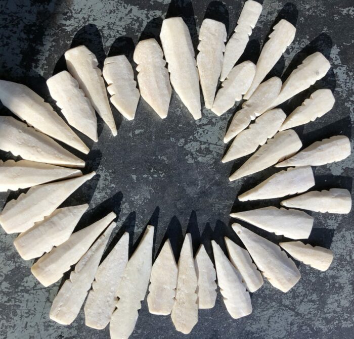 Arrowhead Kenya Bone Pendants - Image 4