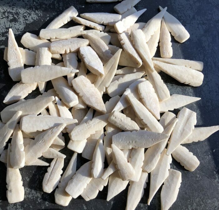 Arrowhead Kenya Bone Pendants - Image 2