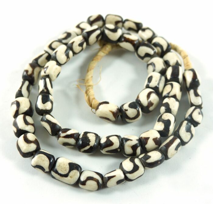 Batik Bone Beads