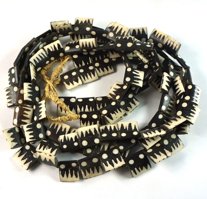Batik Bone Beads