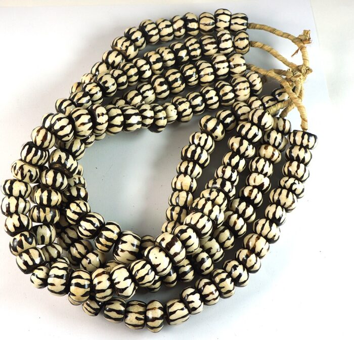 Batik Bone Beads