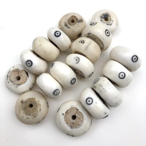 Batik Bone Beads