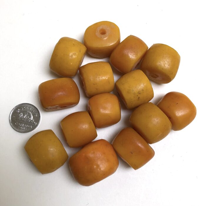 African Amber Barrel Shaped