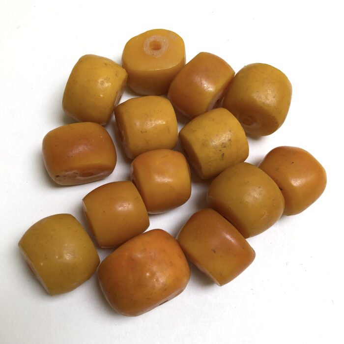 African Amber Barrel Shaped