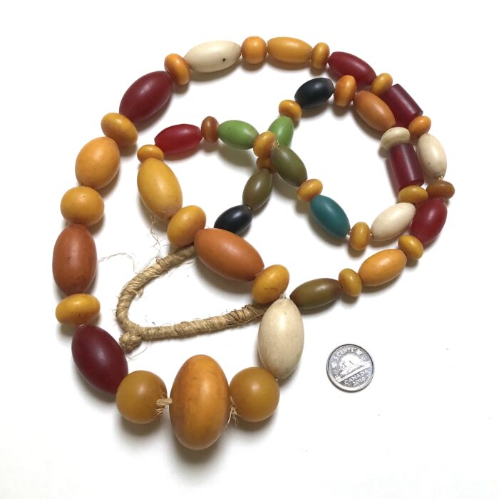 Colourful African Amber Beads
