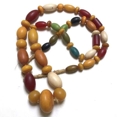 Colourful African Amber Beads