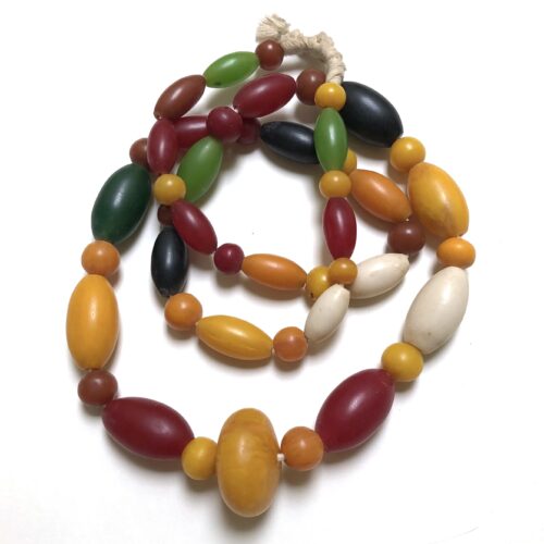 Colourful African Amber Beads