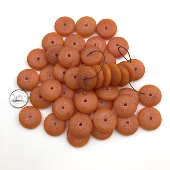 Single African Amber Beads