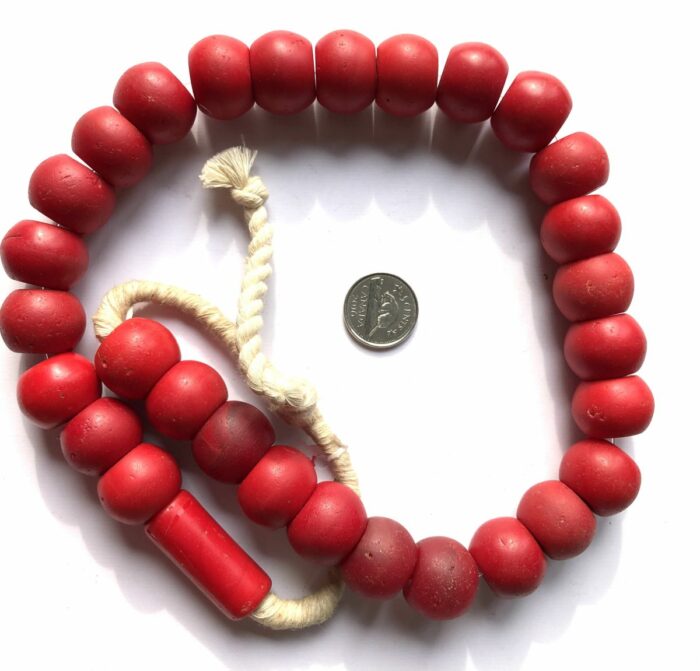 Large Tomato  Beads - Image 3