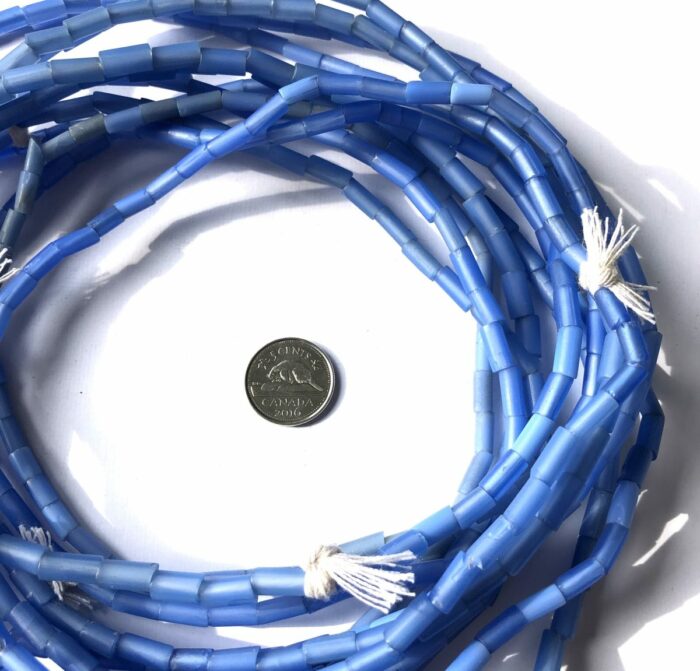Vintage Blue Glass Tubes - Image 2