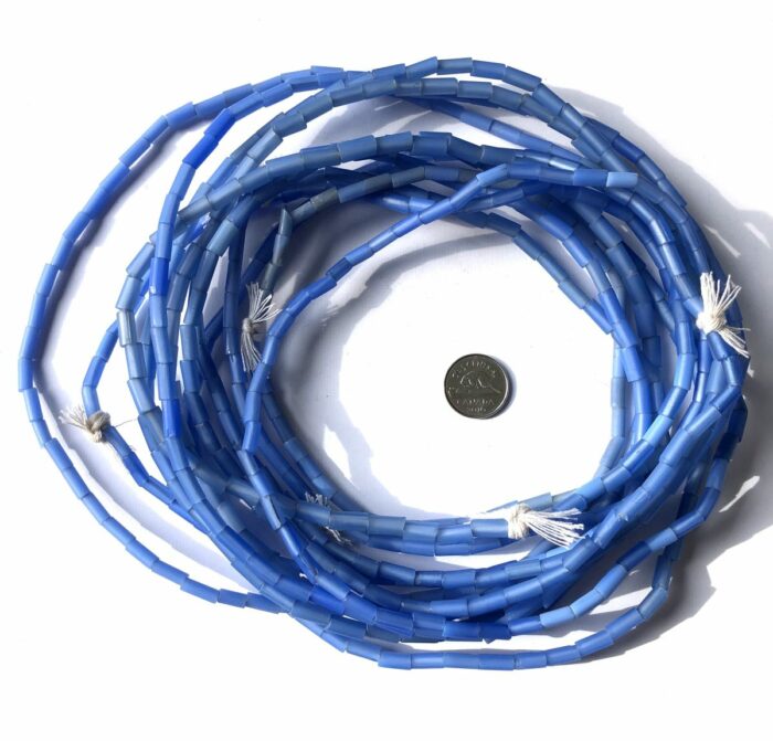 Vintage Blue Glass Tubes - Image 3