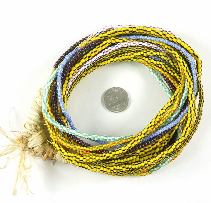 Small Glass Chevron Beads - Image 3