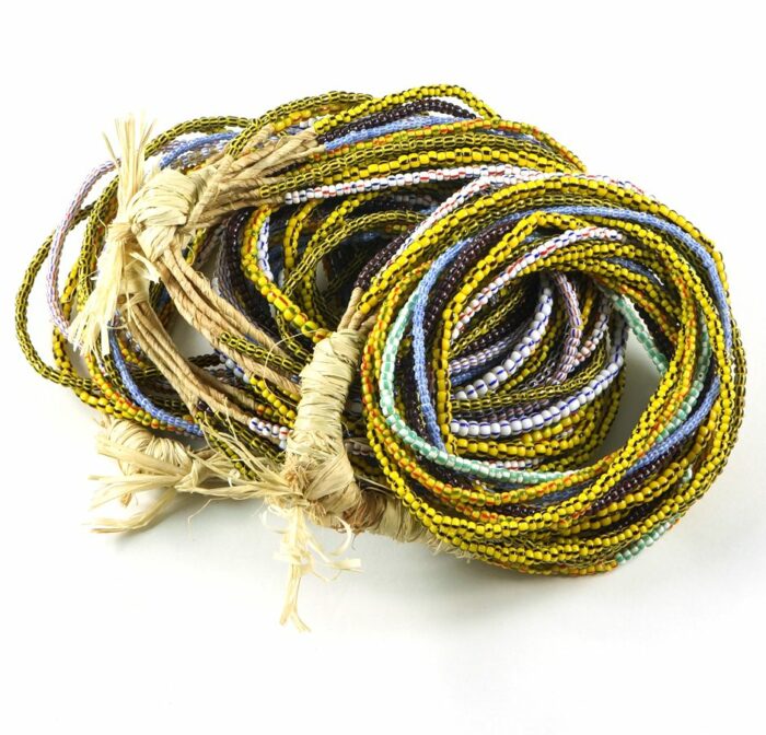 Small Glass Chevron Beads
