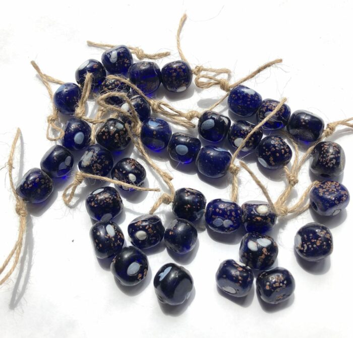 Saphire Blue Indian Glass Beads