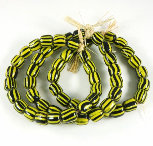 Bumblebee Yellow Indian Glass