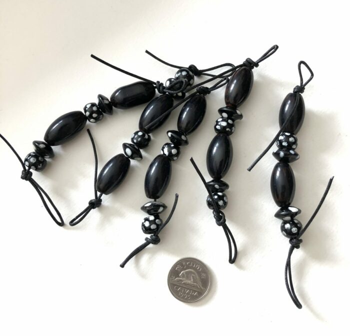 Black and White Beads