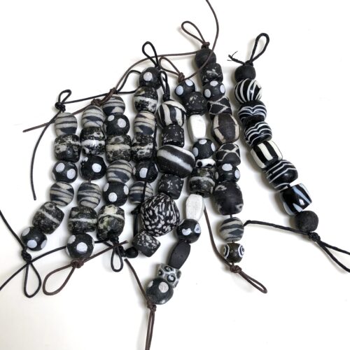 Black and White Beads