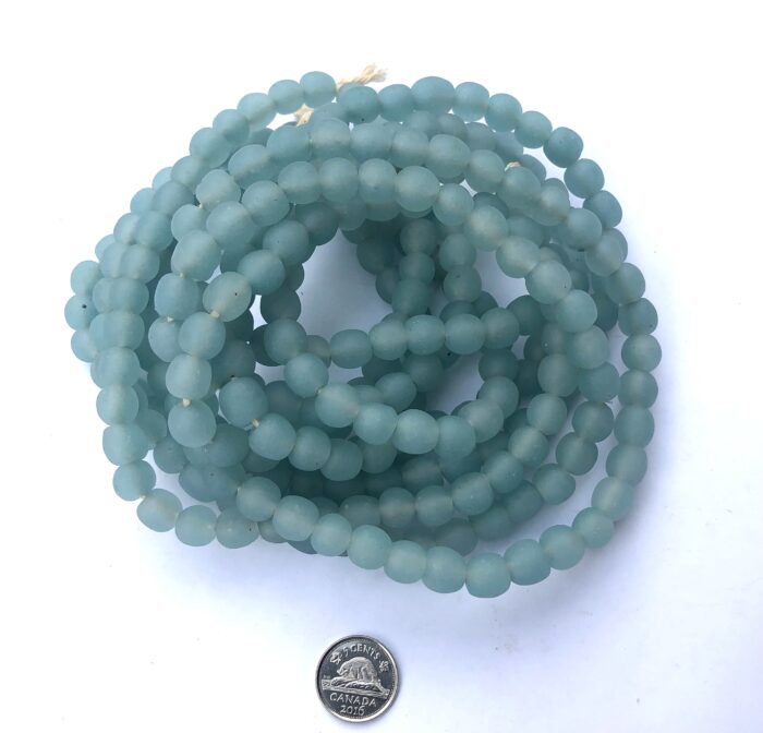 Polished Pastel Recycled Glass Beads