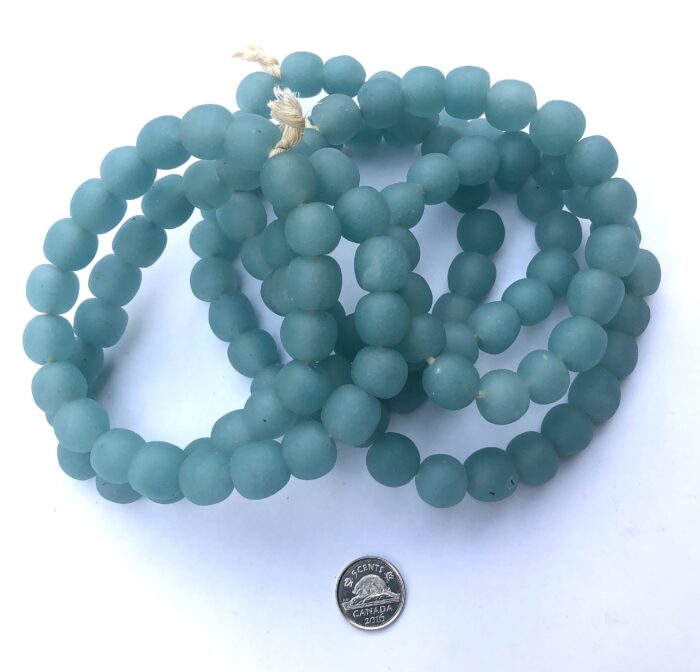 Polished Pastel Recycled Glass Beads