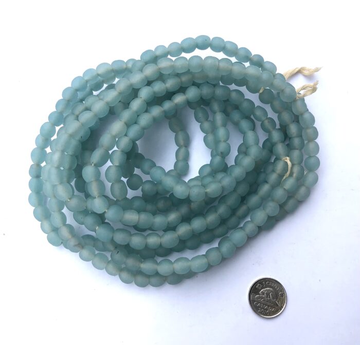 Polished Pastel Recycled Glass Beads