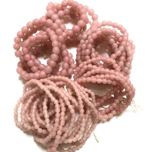 Polished Pastel Recycled Glass Beads