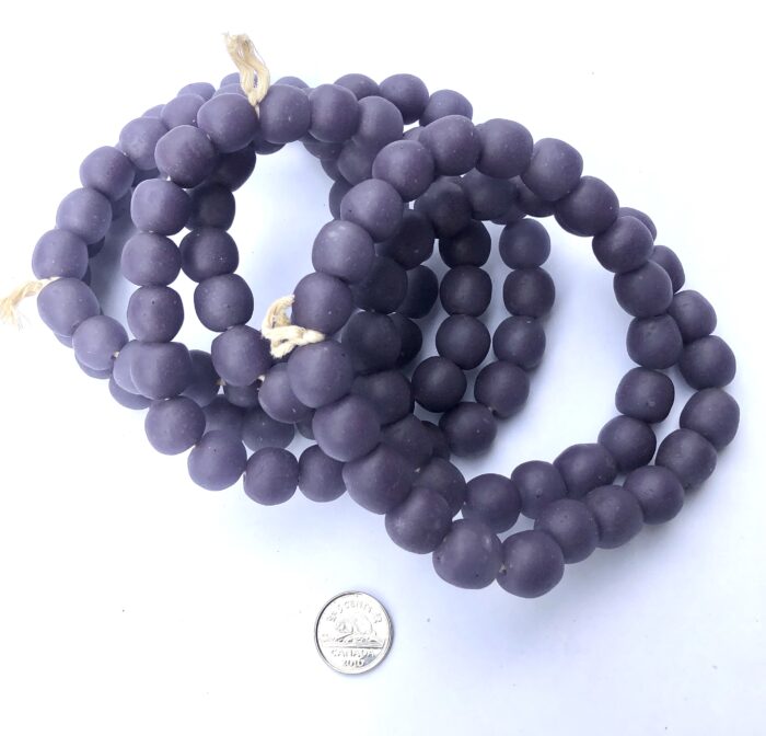 Polished Pastel Recycled Glass Beads