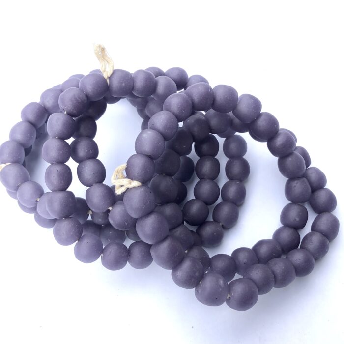 Polished Pastel Recycled Glass Beads