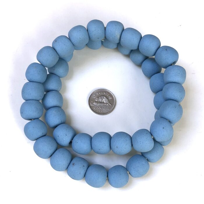 Light Blue Polished Recycled Glass - Image 6